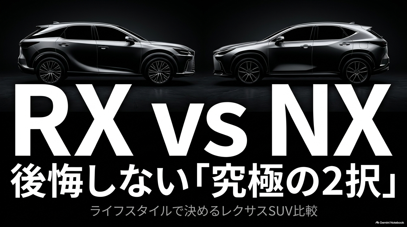 レクサスRXとNXを比較しライフスタイルに合うSUVを選ぶためのガイド