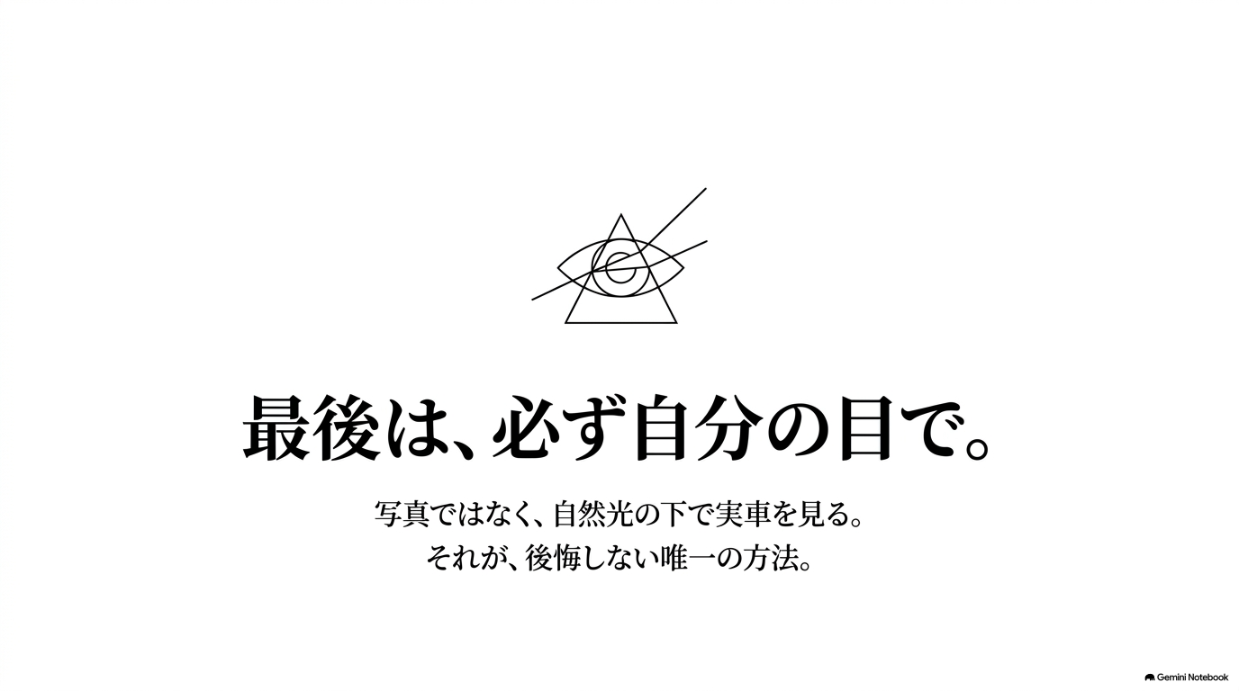 レクサスRXの内装色は写真だけで決めず自然光の下で実車を確認することを勧める資料