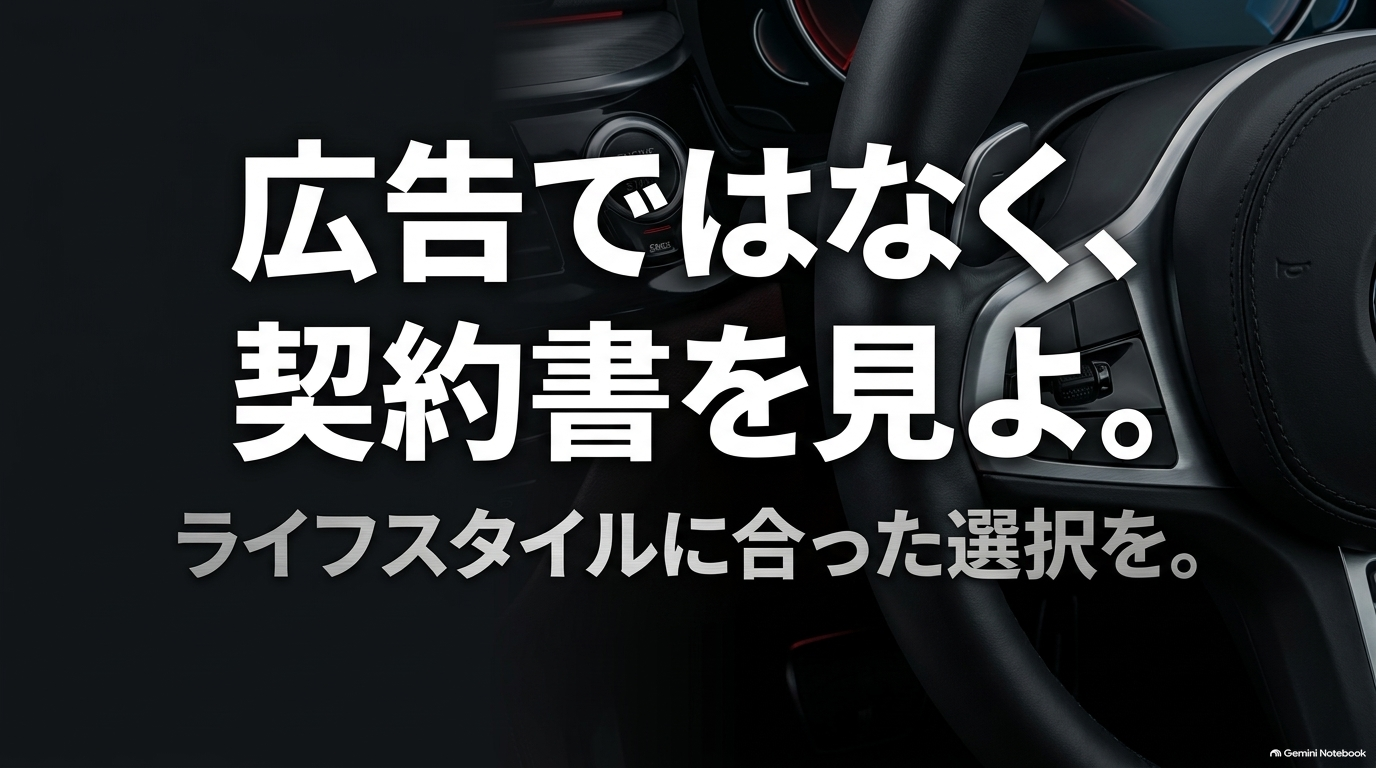レクサスRXのローン契約前に月額広告だけでなく見積書と契約書を確認する重要性