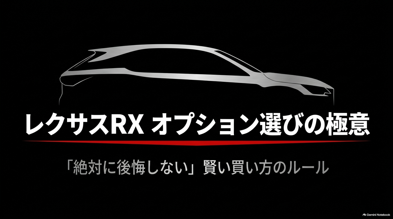 レクサスRXのおすすめオプション｜付けるべき装備を厳選比較