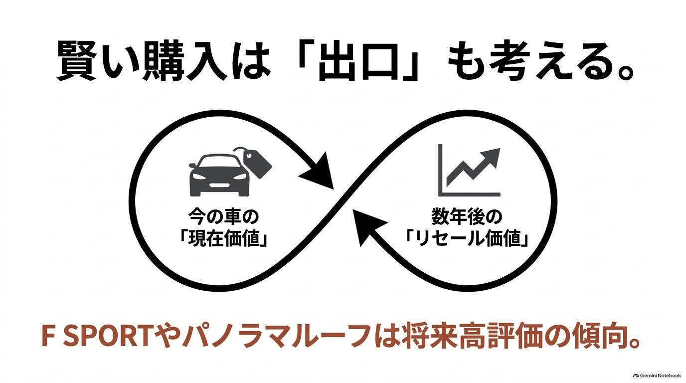 レクサスNXは購入価格だけでなく現在の愛車価値と将来のリセール価値も考えて選ぶ