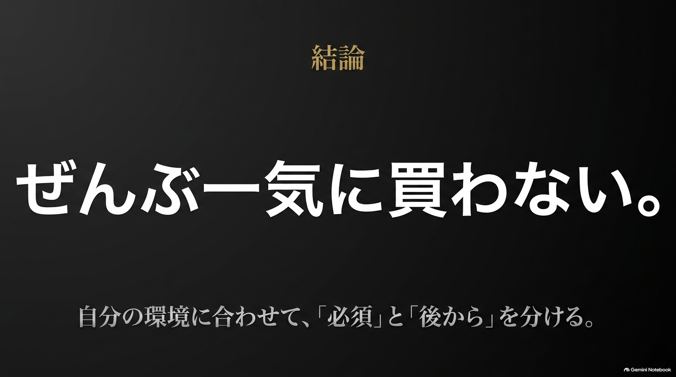 レクサスRX用品は一気に買わず必要な物から選ぶ考え方
