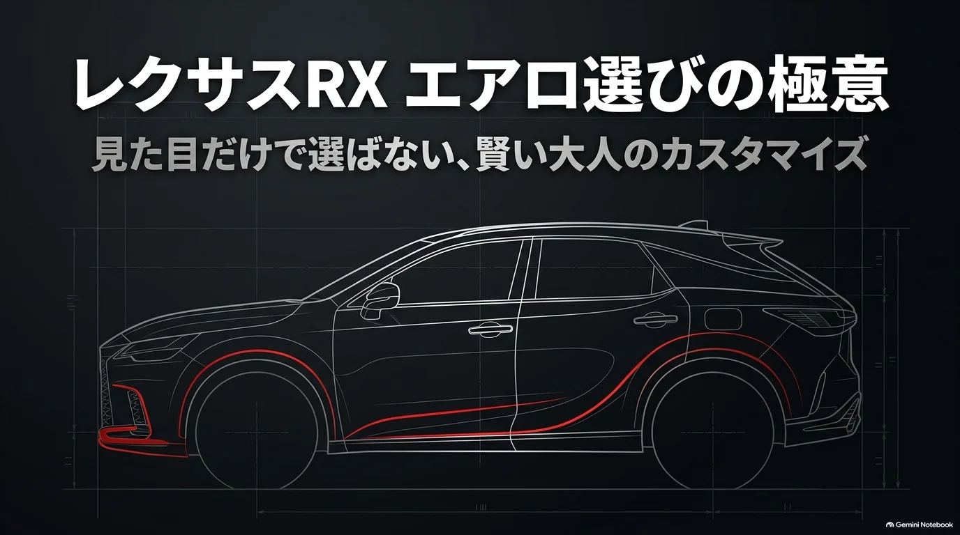 レクサスRXのエアロ比較｜モデリスタ・TRD・WALDの違い