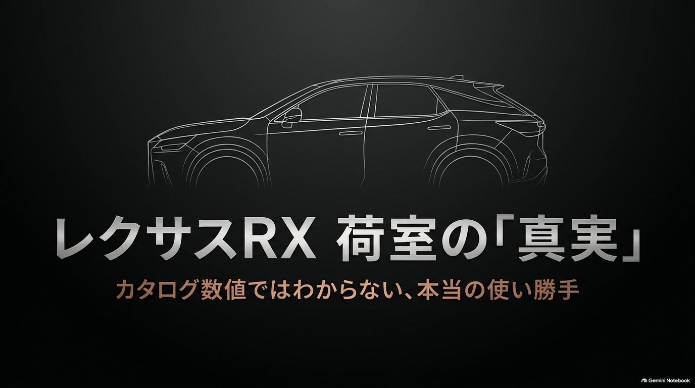 レクサスRXの荷室は広い？ゴルフバッグ・車中泊の使い勝手