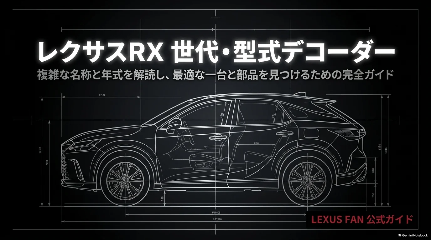 レクサスRX歴代モデルを解説｜10系・20系・現行の違い