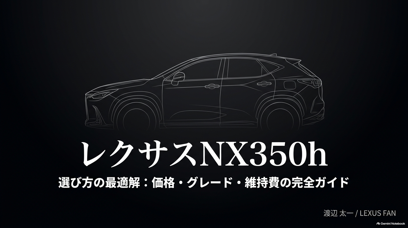 レクサスNX350hの価格と装備｜おすすめグレードを比較