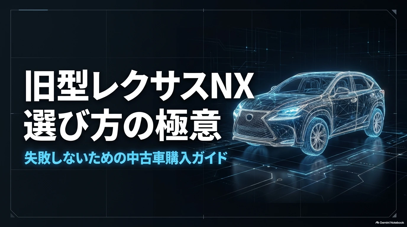 旧型レクサスNX300hの選び方｜燃費と年式ごとの注意点